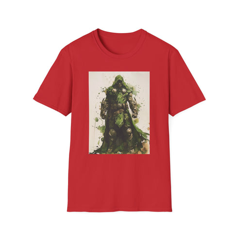 Charcoal cotton T-shirt with Doctor Doom armor graphic crew neck regular fit