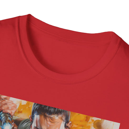 Rise of Skywalker Rey TShirt in Charcoal Cotton, DTG Men/Women Regular Fit