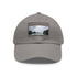 Halong Bay emerald waters baseball cap, white with light brown patch.