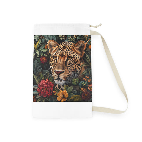 Wildlife Animal Cheetah Print Laundry Bag - Durable and stylish laundry storage solution