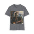 Jeff Buckley watercolor concert tee in charcoal, size small.