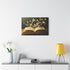 Book with Words Turning into Butterflies Stretched Canvas Wall Art