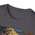 Charcoal Shrek T-shirt with ogre graphic for men and women.