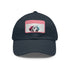 Dalmatian graphic white rectangle cotton baseball cap for dog lovers.