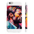 Neon Wolverine Hugh Jackman Glossy Slim Phone Case for iPhone.