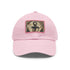 Nautical anchor and rope design white baseball cap for outdoor adventures.