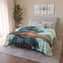 Mirror Planet Reflecting Earths Dreams Plush Fleece Throw Blanket