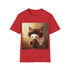 Kuromi Hello Kitty Tee in Charcoal, Regular Fit Crew Neck T-shirt