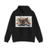 German Shepherd Hoodie in Navy - Cotton Crew Neck DTG style