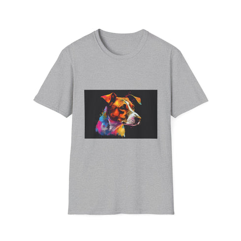 Playful Jack Russell Terrier Charcoal T-shirt, Summer Picks, Regular Fit