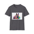 Watercolor German Shepherd tee in Charcoal, Summer Picks, Regular fit.