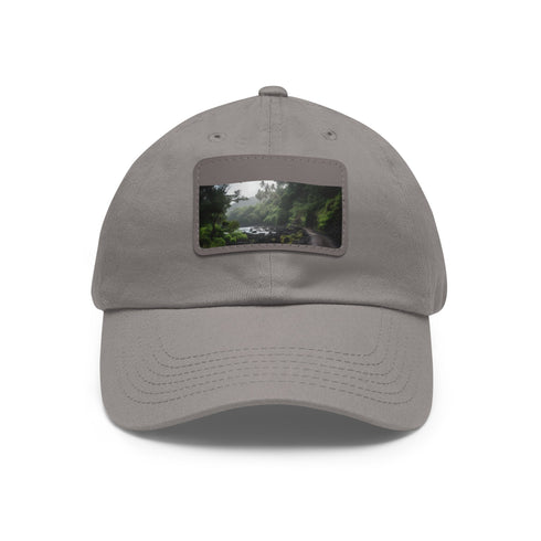 Maui Island Paradise baseball cap with white light brown patch.