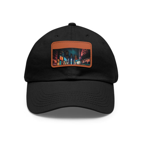 Times Square Nights Embroidered Baseball Cap