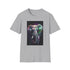 Charcoal elephant graphic t-shirt soft cotton crew neck unisex summer clothing