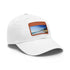 Malibu Dreamin Baseball Cap in White with Light Brown Patch