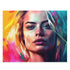Neon Watercolor Margot Robbie Puzzle | Puzzle | Back-to-School, Fall Picks, Games, Holiday Picks, Home & Living, Puzzles, TikTok, Valentines Day, Valentines Day Picks | Prints with Passion