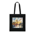 London Calling Big Ben Tote Bag with iconic watercolor illustration.