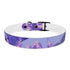 Lavender Fields Dog Collar with Black Onyx M Variant.