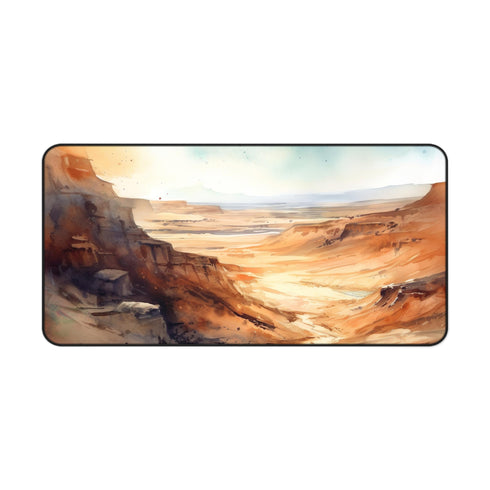 Baron Desert Desk Mat - Stylish workspace accessory with earthy tones for office or home desk
