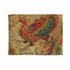Eternal Phoenix Blanket: Mythical bird rising from vibrant sublimation flames.