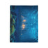 Sunken City Glowing through Coral Reef Plush Fleece Throw Blanket