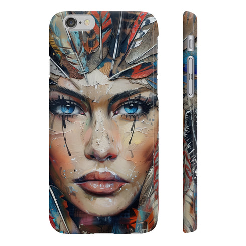 Feathered Dreams Bohemian Spirit Phone Case, Slim Matte Galaxy Case