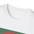 Retro palm tree sunset t-shirt in charcoal for men and women.