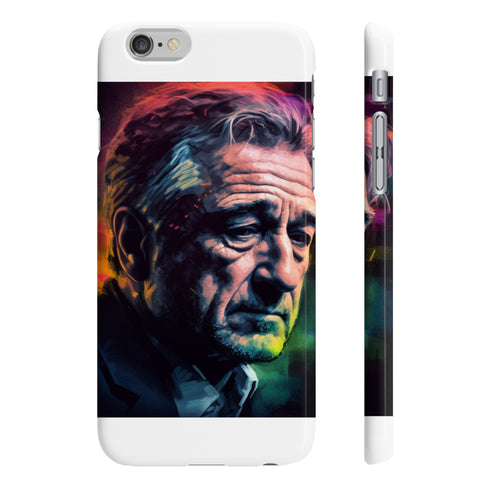 De Niro Cinematic Icon Phone Case: Slim Matte iPhone 7 Plus/iPhone 8 Plus Glossy.