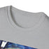 Charcoal cotton t-shirt with vibrant London underground watercolor design