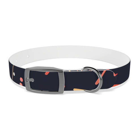 Festive Fireworks Dog Collar in Black Onyx for M-sized dogs