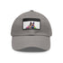 German Shepherd PupPrint Baseball Cap in White with Light Brown Patch