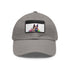 German Shepherd PupPrint White Baseball Cap with Light Brown Patch
