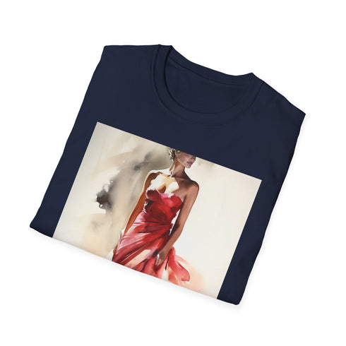 šØ Crimson Reverie: A Watercolor Symphony of Elegance and Allure