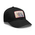 Mystical watercolor unicorn baseball cap - white with light brown patch