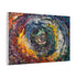 A Swirling Vortex of Colors Representing the Chaos Stretched Canvas Wall Art