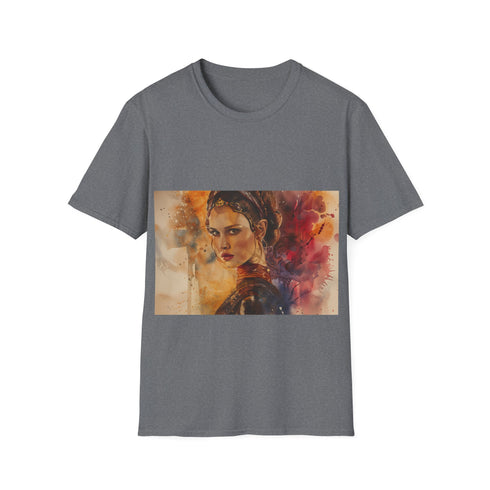 Galactic Queen Tee Padme Amidala Star Wars T-shirt in Charcoal.