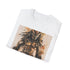 Charcoal cotton Predator graphic t-shirt with crew neck for summer wear