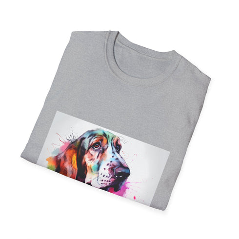 🐾 Basset Hound Adventure: A Watercolor Journey of Curiosity and Joy