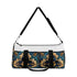 Artisan Tiles Pattern Duffel Bag with Traditional Ceramic-Inspired Design