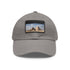 Giza Glory Baseball Cap in White with Light Brown Patch