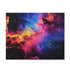 Neon Space Galaxy Jigsaw Puzzle - Vibrant colors and intricate design for space lovers
