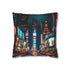 Times Square Night Double-Sided Square Cushion Cover