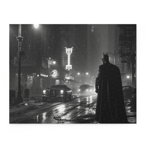 Batman Gotham City Puzzle with Batman and iconic villains for fans.