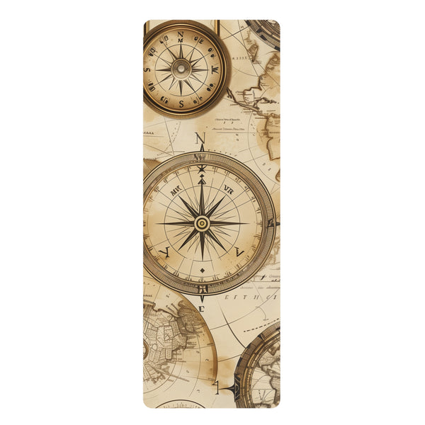 Vintage Maps Yoga Mat