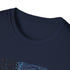 Retro gaming nostalgia t-shirt, charcoal cotton, crew neck, regular fit.