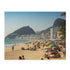 Rio Beach Jigsaw Puzzle showcasing vibrant beach scene with Sugarloaf Mountain in background