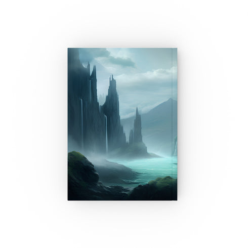 Chronicles from the Edge Journal: Fantasy Writer's Grimoire with Breathtaking Landscape Design