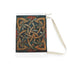 Celtic knot laundry bag with elegant design for laundry organization.