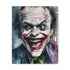 Jack Nicholson Joker Canvas Print - Iconic villain in stunning artwork.