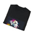 Charcoal Dalmatian watercolor cotton tee with playful and adventurous spirit